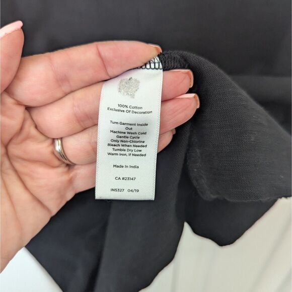 Women's Talbots Black Notch Collar Dress Medium Petite - Picture 5 of 6